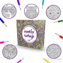 Renkler Sokağı (Büyükler İçin Boyama Kitabı)-Kolektif