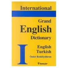 International Grand English Dictionary Englih Turkish