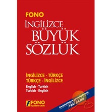 Fono Yayınları Fono İngilizce / Türkçe - Türkçe / İngilizce Büyük Sözlü