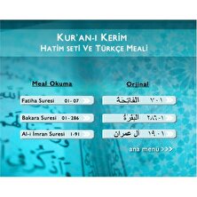 Kur'an Yolu - Kur'an-ı Kerim Hatim Seti ve Türkçe Meali