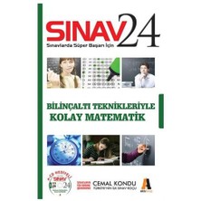 Sınav 24 - Sınavlarda Süper Başarı İçin Bilinçaltı Teknikleri İle Kolay Matematik-Cemal Kondu