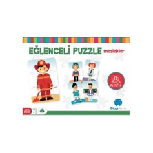Eğlenceli Puzzle: Meslekler Büyük Boy 36 Parça