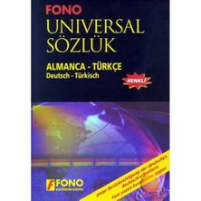 Fono Yayınları Fono Universal Sözlük / Almanca - Türkçe