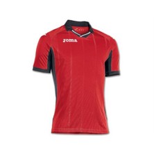 Joma 100145.600 T-Shirt Palermo Red Black Erkek Formalar