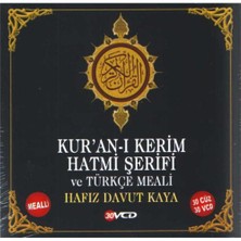 Kuran-ı Kerim Hatmi Şerifi ve Türkçe Meali (Hafız Davut Kaya) (30 VCD)