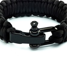 Takı&Trend Çelik Klips Paracord 550 Paraşüt İpi Bileklik