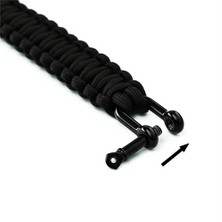 Takı&Trend Çelik Klips Paracord 550 Paraşüt İpi Bileklik