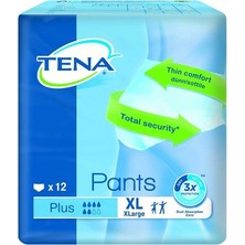 Tena 6 Damla Plus Emici Külot 12 Adet XL Ekstra Large Hasta Bezi