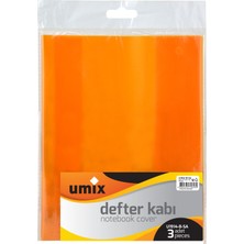Umıx Bantlı A4 Defter Kabı 3'Lü Sarı
