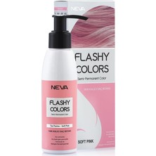 Neva Flashy Colors Yarı Kalıcı Saç Boyası Toz Pembe - Soft Pınk