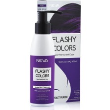 Neva Flashy Colors Yarı Kalıcı Saç Boyası Menekşe Moru-Violet Purple