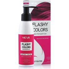 Neva Flashy Colors Yarı Kalıcı Saç Boyası Şeker Pembe - Cotton Pink
