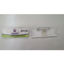 Mapi İsimlik Dikdörtgen 25 Li 74X25 Mm Şeffaf 5010012