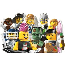 LEGO Minifigür - 8804 - Seri 4 - Tam Set