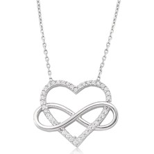 Ervanur Gümüş Kalbim Sonsuza Kadar Seninle Kolye