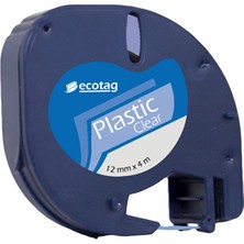 Ecotag Dymo Letratag Muadili Plastik Şerit Etiket ŞEFFAF