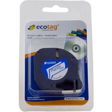 Ecotag Kağıt Şerit Etiket 12 mm x 4 mt