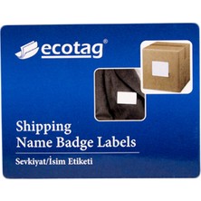 Ecotag Dymo Muadili Disket Etiketi 70 mm x 54 mm  320 Adet S0722440