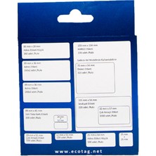 Ecotag Dymo İade Adres Etiketi Muadili 54 mm x 25 mm 500 Adet 11352