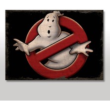 Cakasepetim Ahşap Tablo Hayalet Avcılarının Logosu