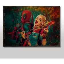 Cakasepetim Ahşap Tablo Suicide Squad Girls