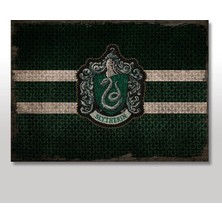 Cakasepetim Ahşap Tablo Harry Potter Slytherin
