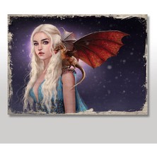Cakasepetim Ahşap Tablo Game of Thrones Targaryen