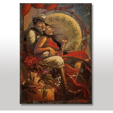 Cakasepetim Ahşap Tablo Denizcinin Aşkı