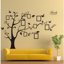 Cosy Home Gift Soy Ağacı Kuşlar Görsel Resim Çerçeve Dev Boyut 250X200 Cm Pvc Duvar Sticker