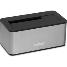 Everest Hd3-530 2.5/3.5 Usb3.0 6Gbps/Uasp 4Tb/6Tb/8Tb Docking Harddisk Kutusu