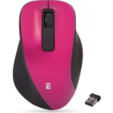 Everest Sm-360 Usb Pembe 3D Optik Süper Sessiz Alkalin Pil Kablosuz Mouse