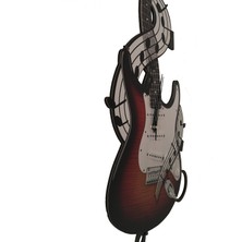 Gitar Sallanan Sarkaçlı Duvar Saati