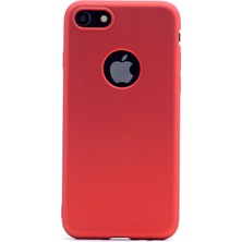 Gpack Apple iPhone 8 Kılıf Premier Silikon Kılıf Kırmızı