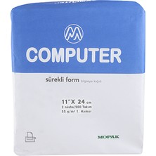 Mopak Sürekli Form 11" x 24 cm 2 Nüsha Düz 500'lü