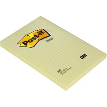 3M Post-It Not Kağıdı 102 x 152 mm Kanarya Sarısı 100 Yaprak (662)