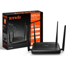 Tenda D305 300Mbps 4x5DBi Anten ADSL2 + Modem/Router