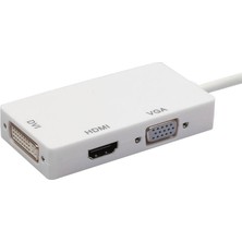 Alfais 5056 Displayport To Hdmi Vga Dvi Çevirici Dönüştürücü Adaptor