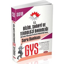 Data Yayınları 2018 GYS Bilim Sanayi Ve Teknoloji Bakanlığı Soru Bankası