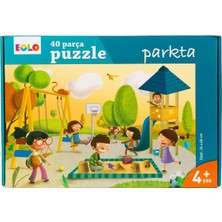 40 Parça Yer Puzzle: Parkta