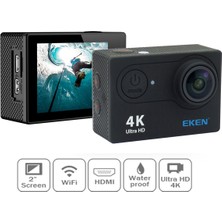 Eken H9R 4K Ultra HD Wifi Aksiyon Kamera -Siyah