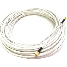 Reçber 25 mt RG6U6 Bakır Anten Kablosu Hazır Gold F Konnektörlü
