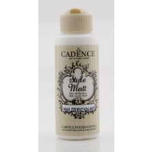 Cadence Çiçek Beyaz Style Matt Akrilik Boya 120 ml