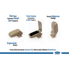 OMSA Ford Focus 3 Bej Kol Dayama - Kolçak USB'li Araçlar 2011-2014