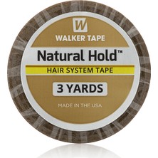 Walker Tape  1" X 3 Yds (108") Natural Hold Roll Protez Saç Bandı