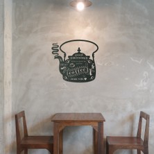 Dekoragel Coffee First Metal Duvar Dekoru