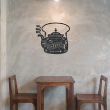Dekoragel Coffee First Metal Duvar Dekoru