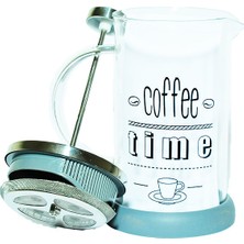 Yitian French Press Bitki Çayı Demliği Gri 600 ml