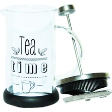 Yitian French Press Bitki Çayı Demliği Siyah 600 ml