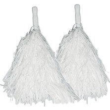 Elitetime Ponpon Metalize Çiftli Beyaz P20