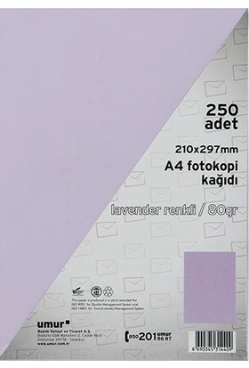 Umur Fotokopi Kağıdı A4 80Gr Renkli Lavender 185